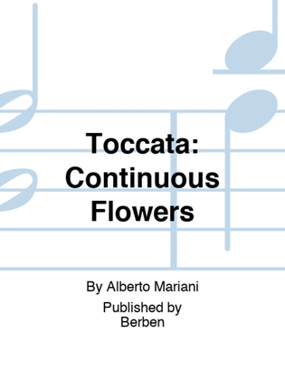 Book cover for Toccata: "Continuous Flowers"
