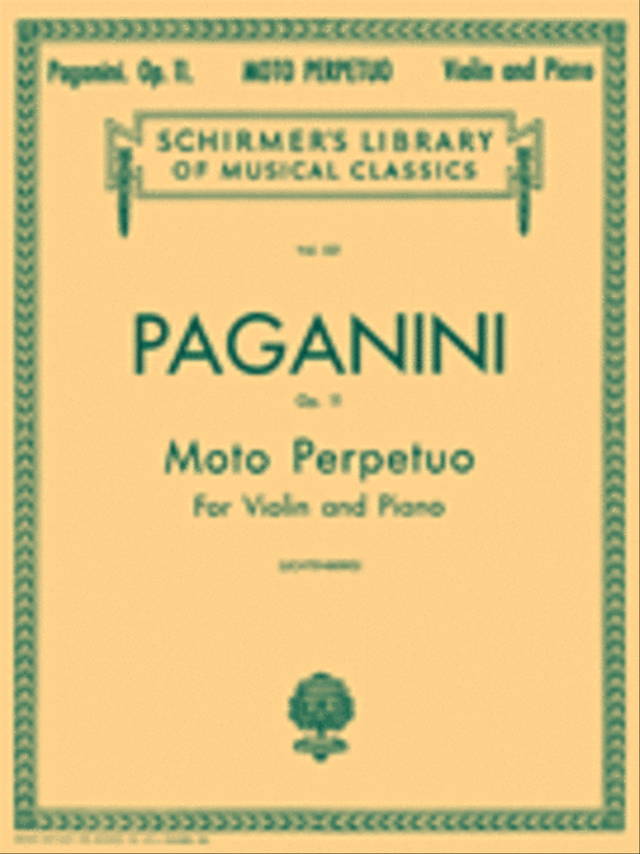 Moto Perpetuo, Op. 11, No. 6 Violin Solo scores gallery preview page 1