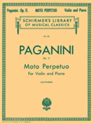 Book cover for Moto Perpetuo, Op. 11, No. 6