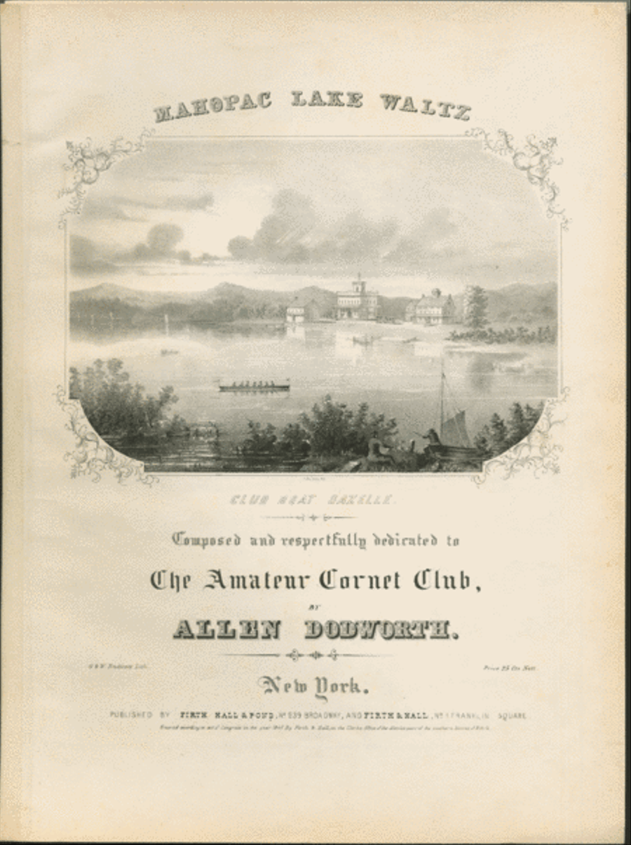 Mahopac Lake Waltz Piano Solo scores gallery preview page 1