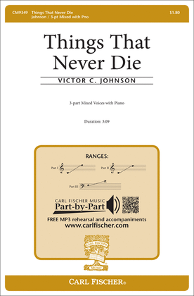 Book cover for Things That Never Die