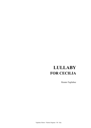 LULLABY FOR CECILIA - Tagliabue - Per Flauto, Oboe, Corno in F, Tuba e Vibraphone