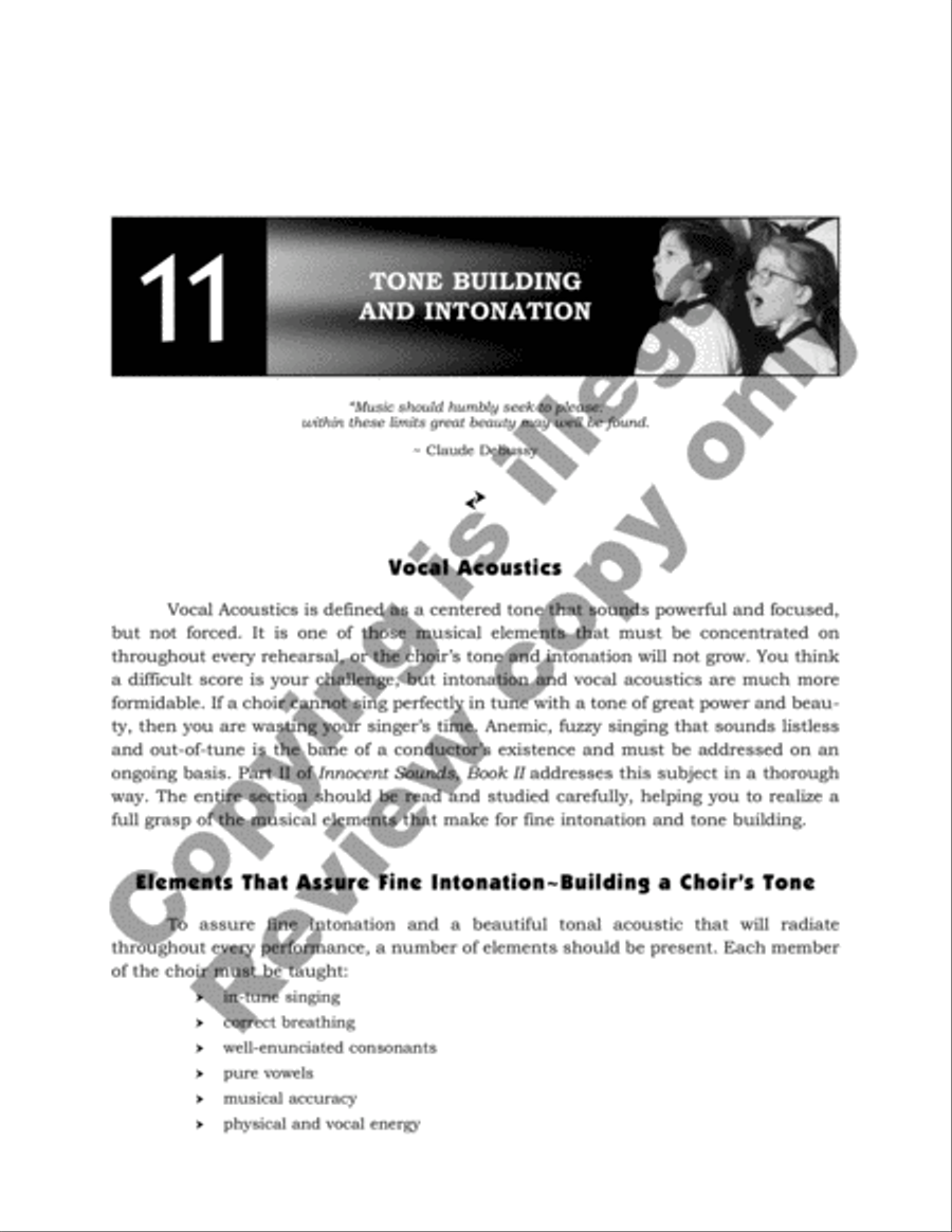 Innocent Sounds: Book I The Singer's Journey Begins Voice scores gallery preview page 30