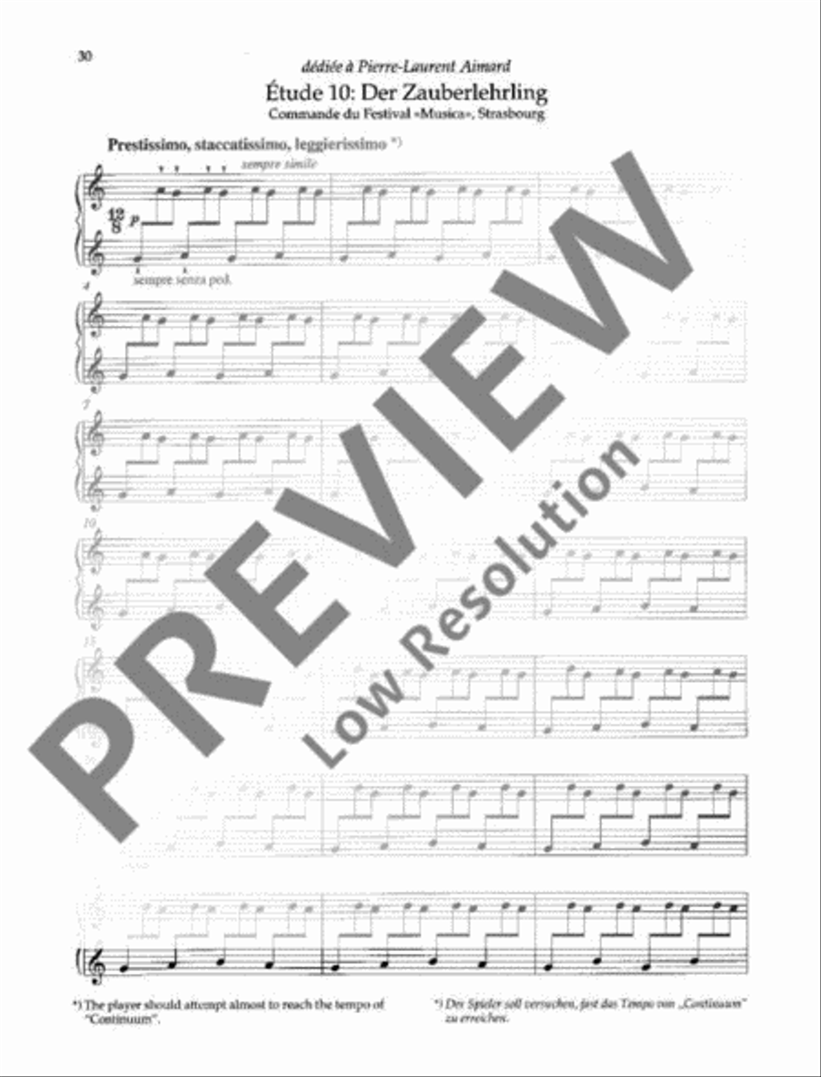 Der Zauberlehrling Piano Solo scores gallery preview page 2
