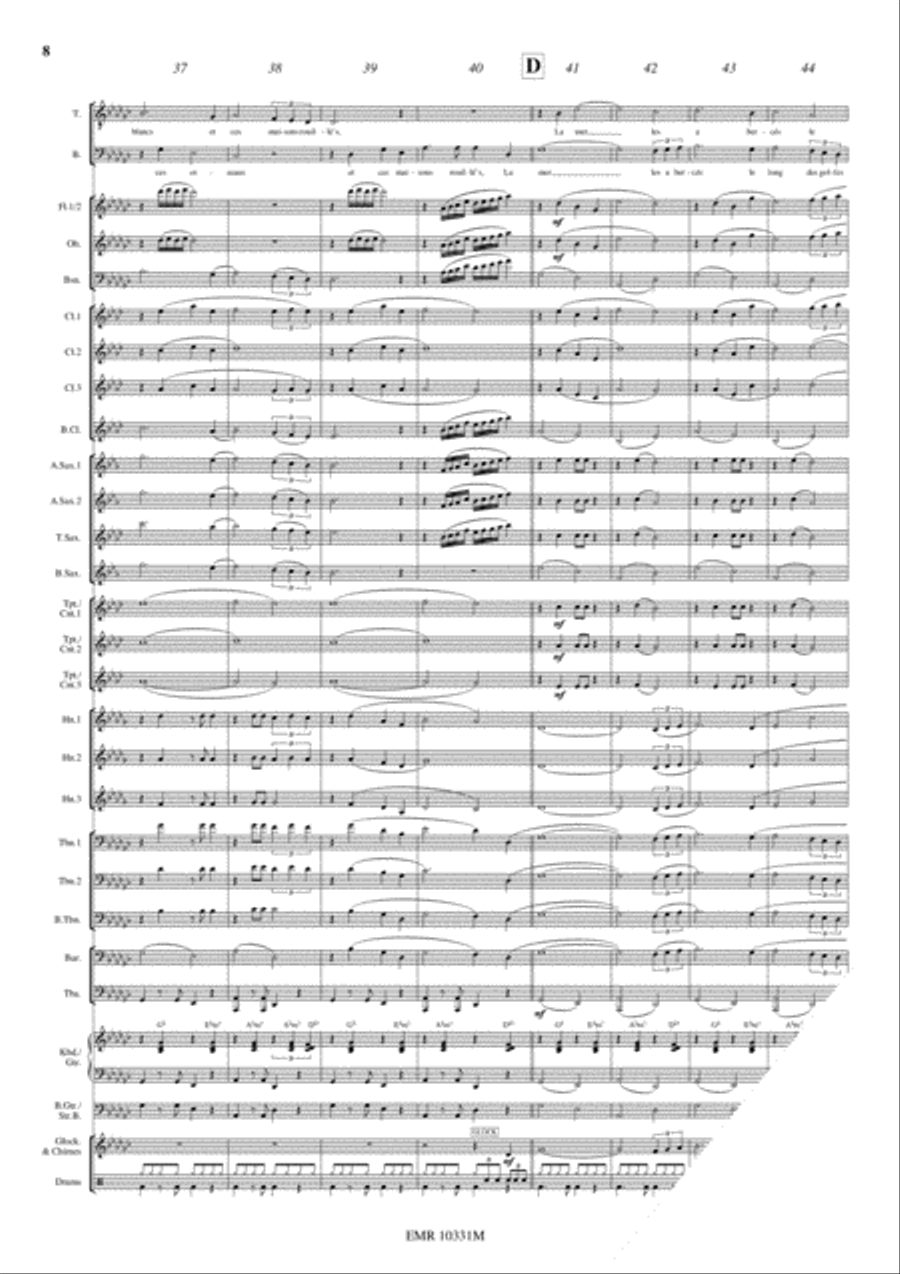 La Mer La Mer Men's Choir scores gallery preview page 9
