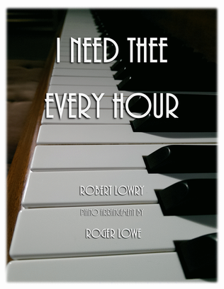 Book cover for I Need Thee Every Hour