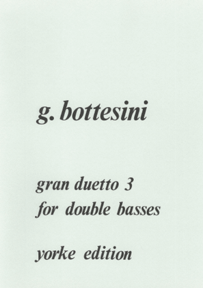 Tre Gran Duetto No. 3 for 2 basses