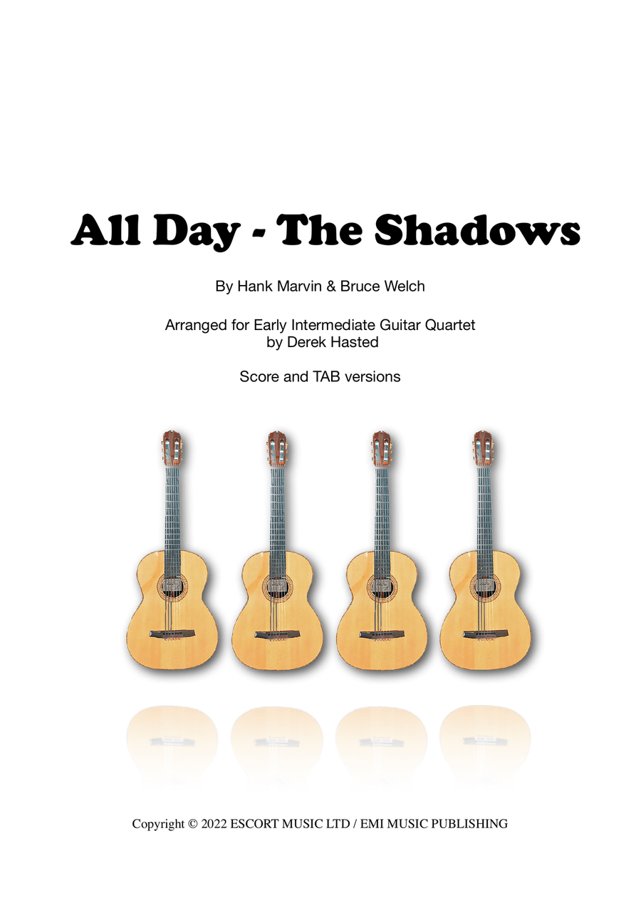 All Day Guitar Ensemble scores gallery preview page 1
