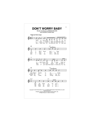 Book cover for Don't Worry Baby