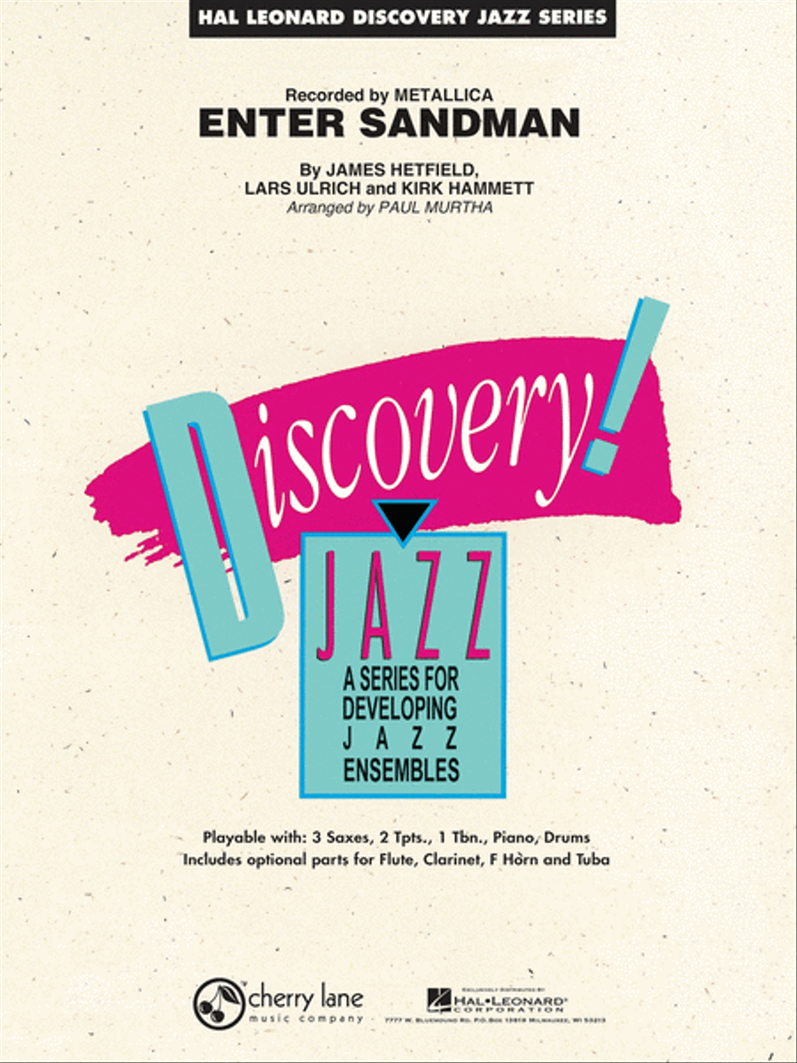 Enter Sandman Jazz Ensemble scores gallery preview page 1