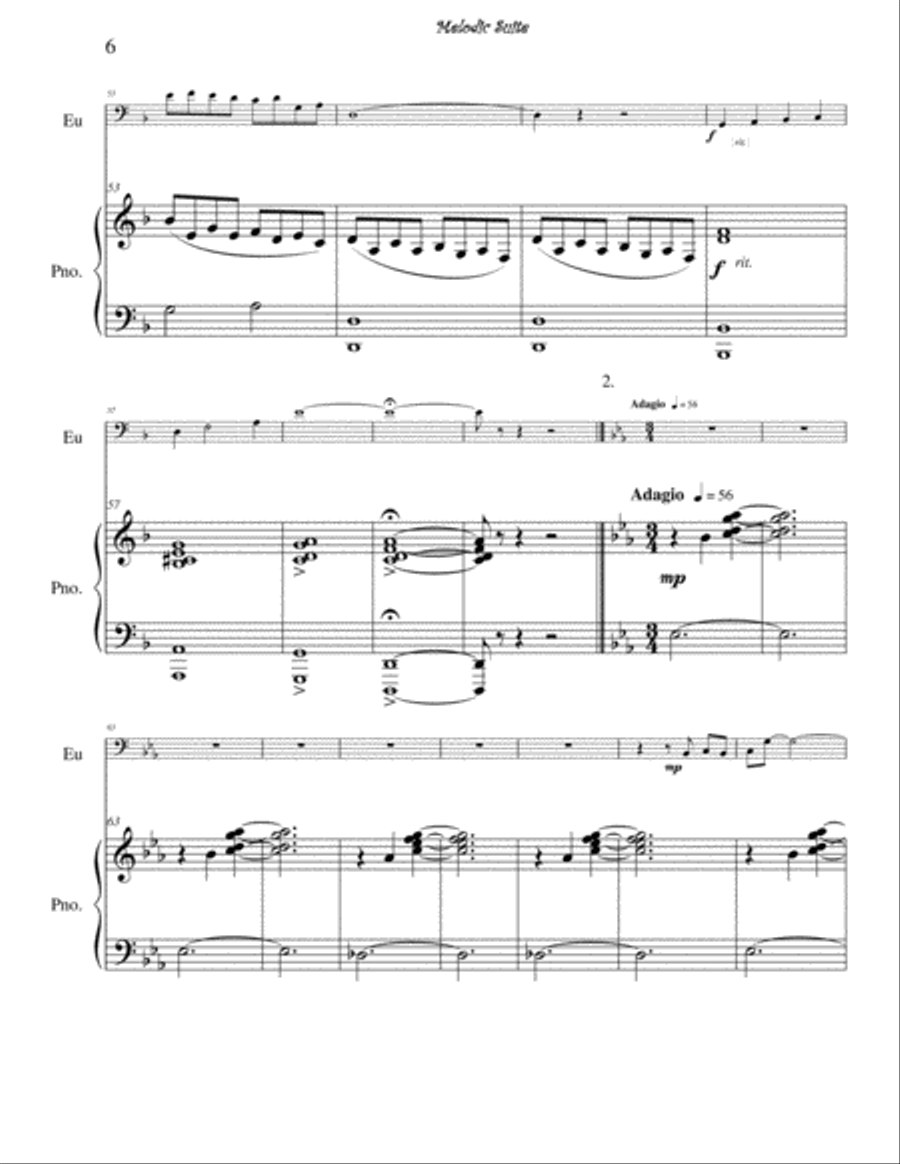 Melodic Suite Brass Duet scores gallery preview page 6