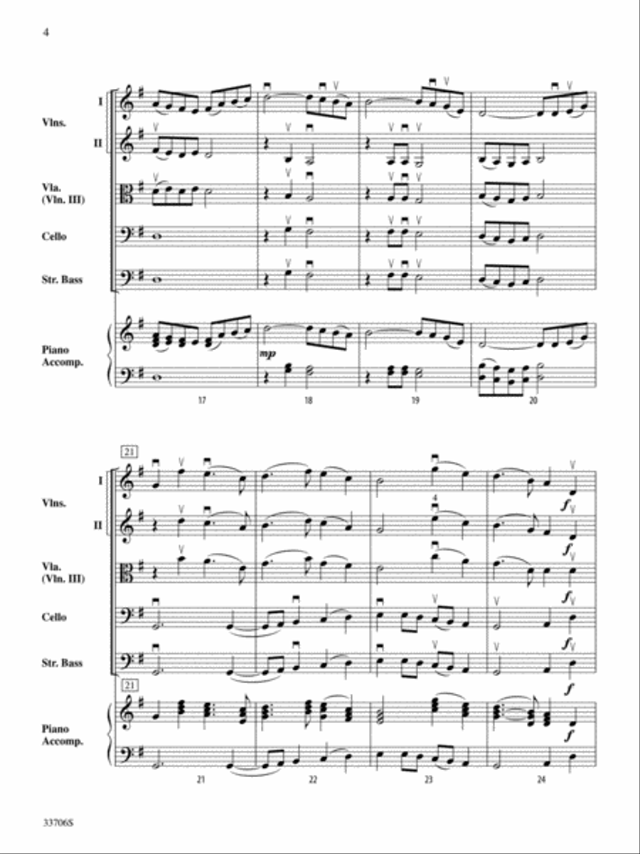 A River Trilogy A River Trilogy String Orchestra scores gallery preview page 4
