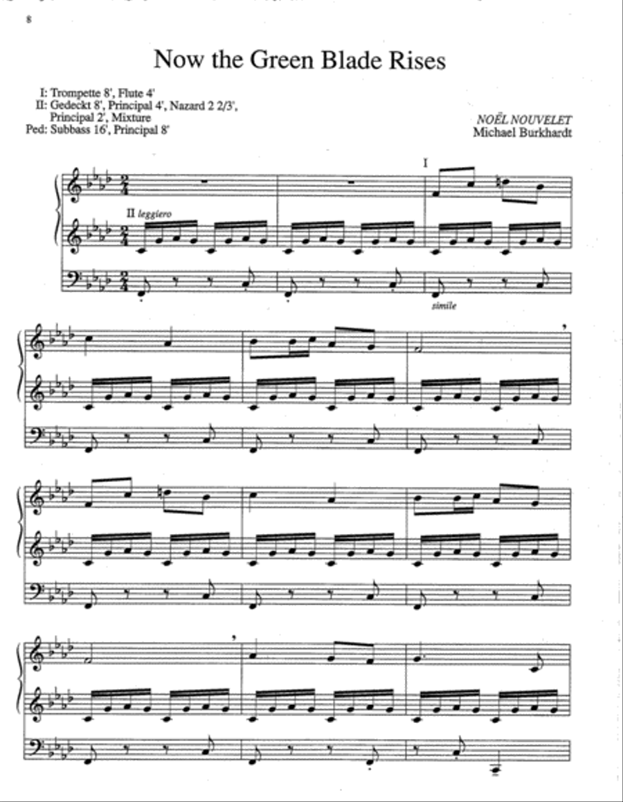 Music with Minimal Pedal - Easter and Pentecost Organ scores gallery preview page 2