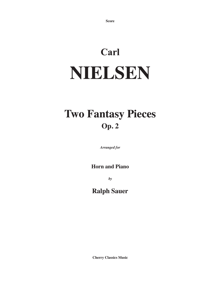 Two Fantasy Pieces, Op. 2 for Horn and Piano Piano scores gallery preview page 5