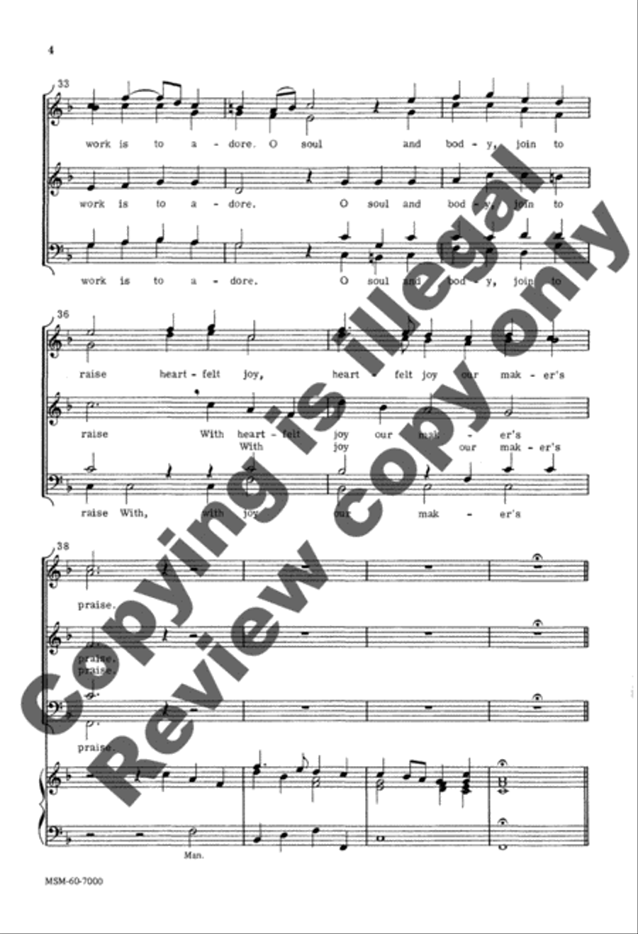 Oh, That I Had a Thousand Voices SSATB scores gallery preview page 10