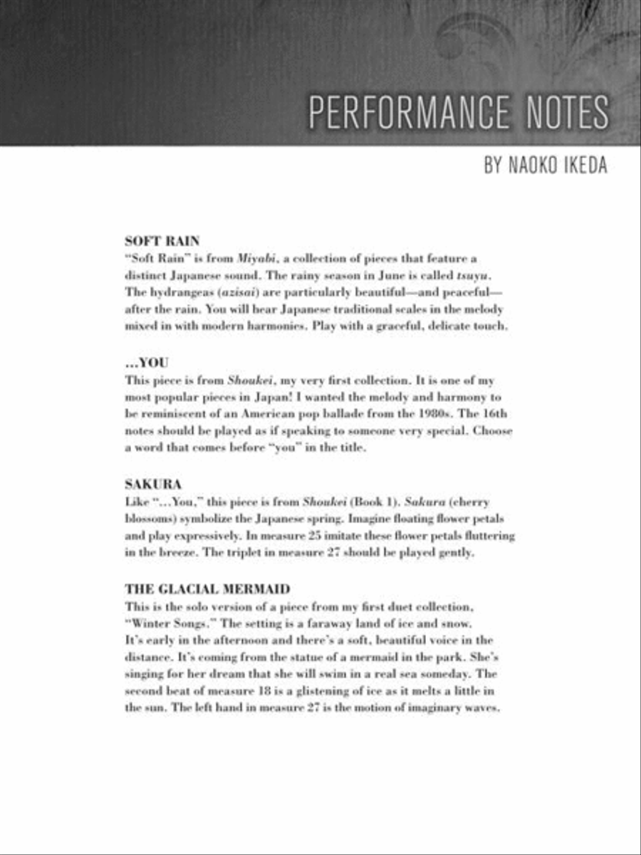 Composer's Choice - Naoko Ikeda Piano Solo scores gallery preview page 4
