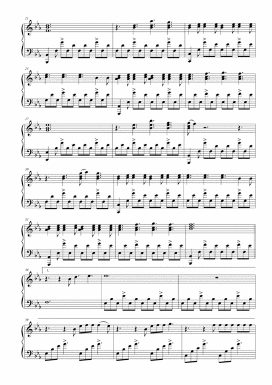 Before You Go Piano Solo scores gallery preview page 3