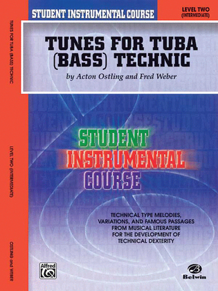 Book cover for Student Instrumental Course Tunes for Tuba Technic