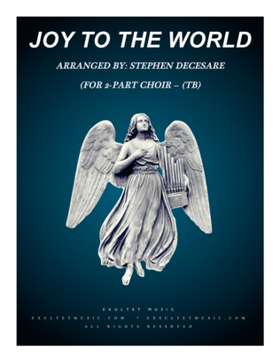 Book cover for Joy To The World (for 2-part choir (TB)
