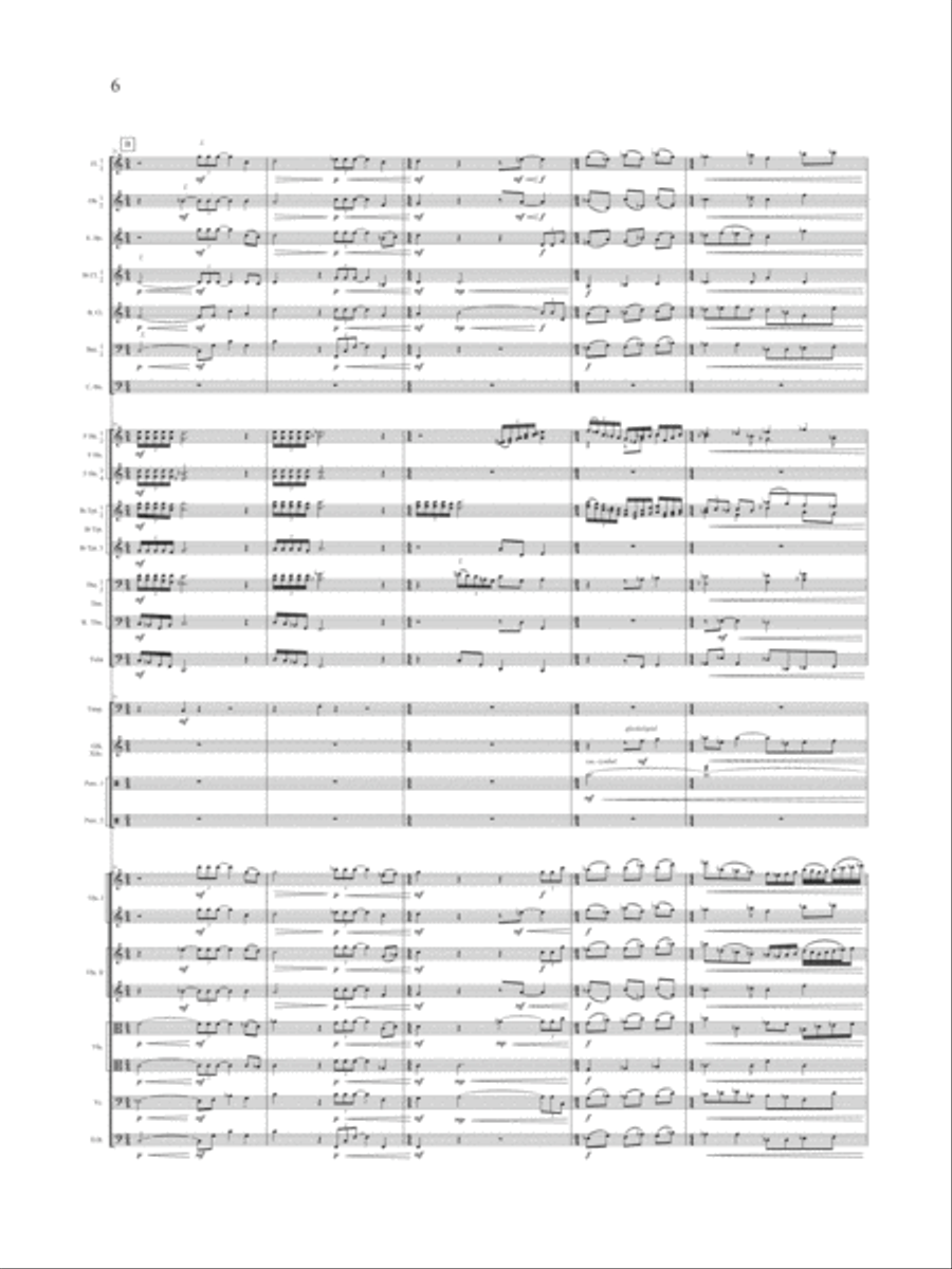 Introitus (An American Overture) Full Orchestra scores gallery preview page 5