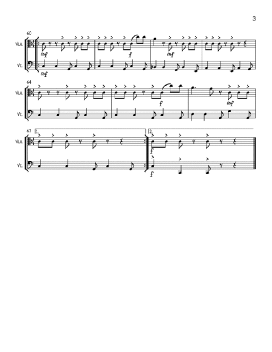 Material Girl Material Girl String Duet scores gallery preview page 3