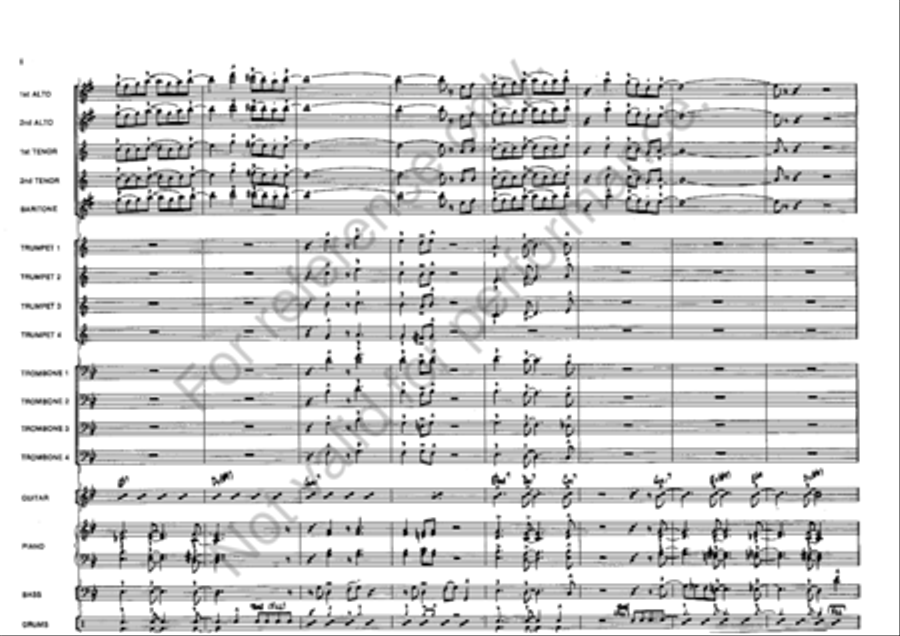 Turkey Shoot Jazz Ensemble scores gallery preview page 6