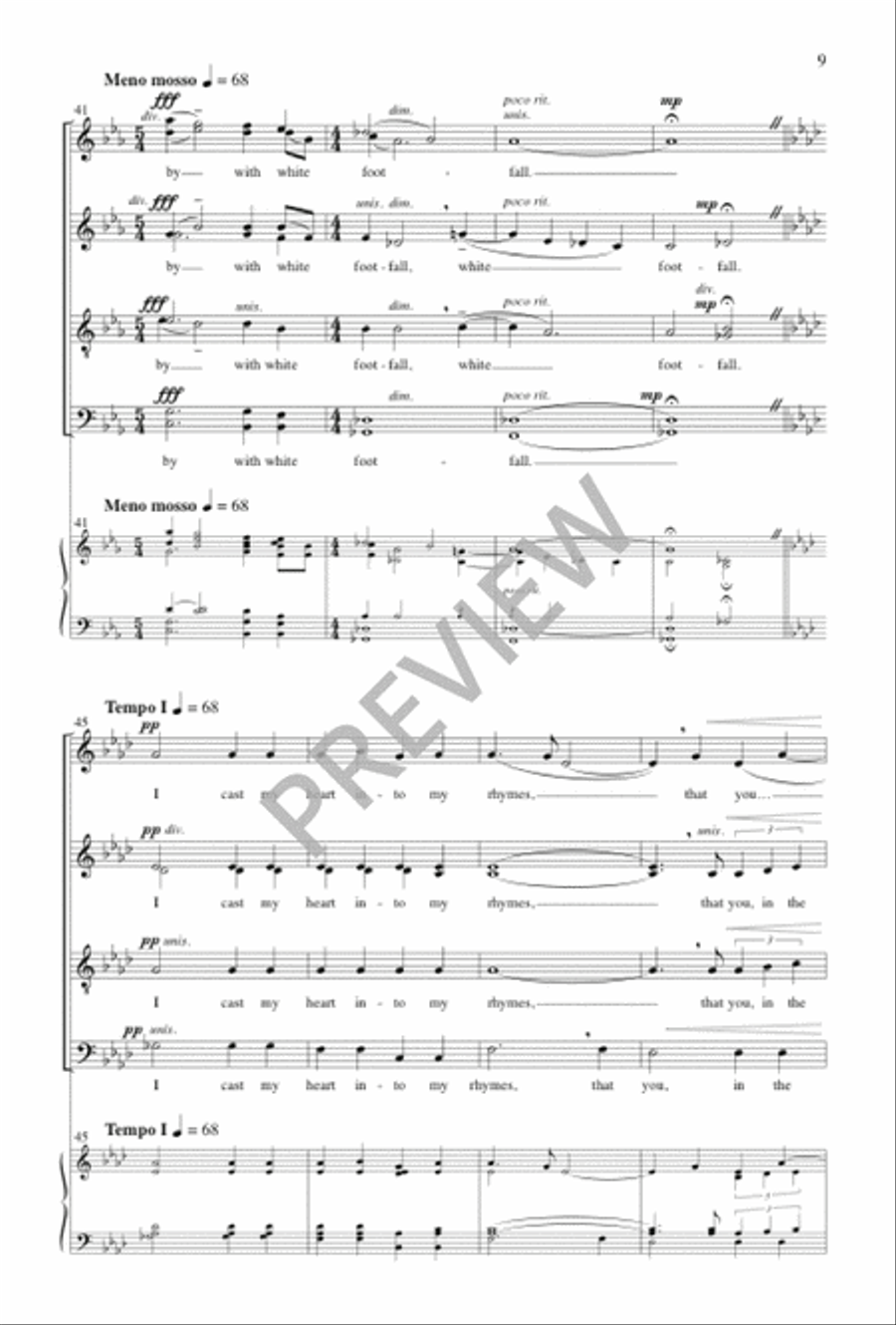 The Dream I Knew Divisi scores gallery preview page 10