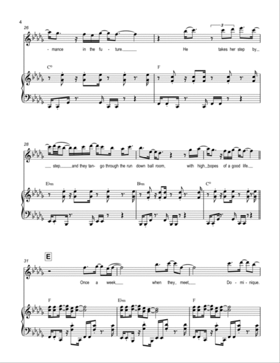 Dominique Dominique Voice scores gallery preview page 4