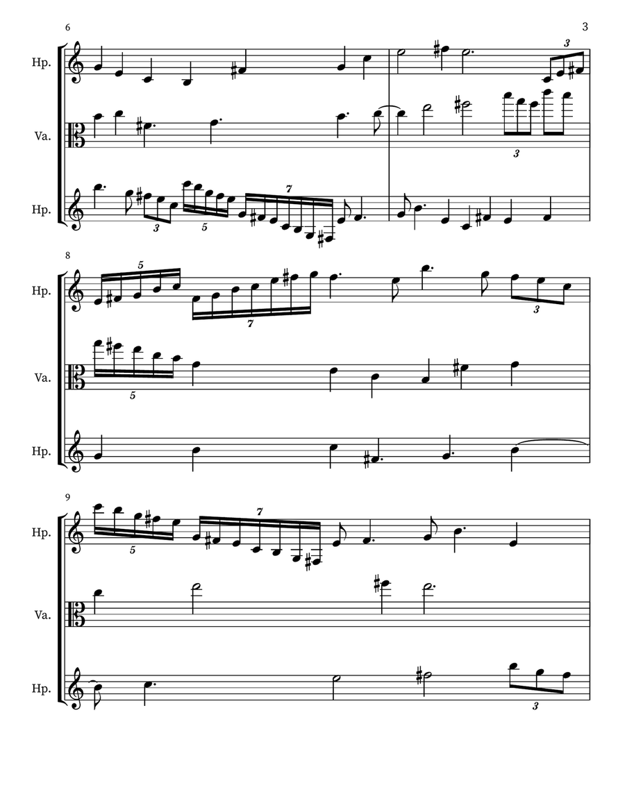 Children's Musing 26 Small Ensemble scores gallery preview page 3