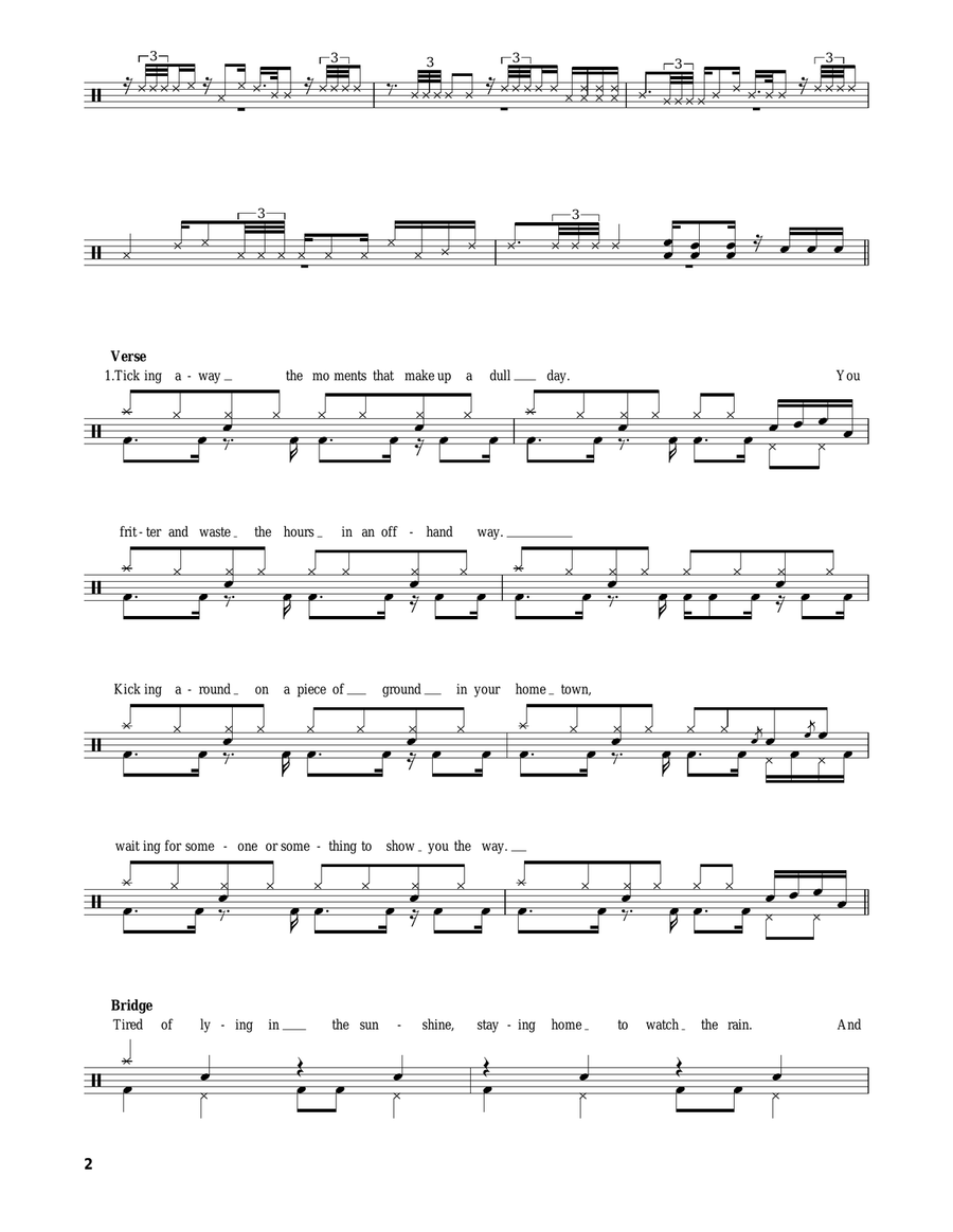 Time Drum Set scores gallery preview page 2