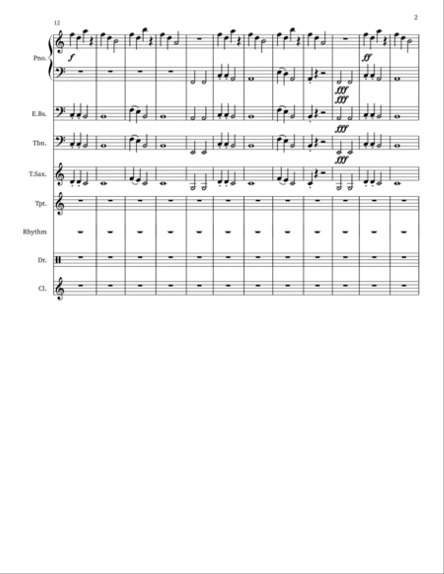 Above The Darkness Concert Band scores gallery preview page 2
