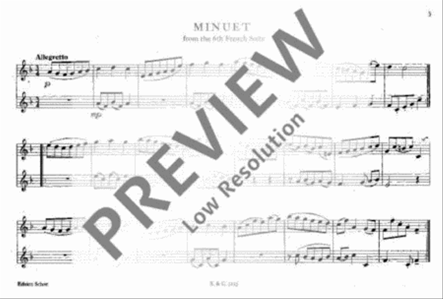 Movements by Bach Soprano Recorder scores gallery preview page 8