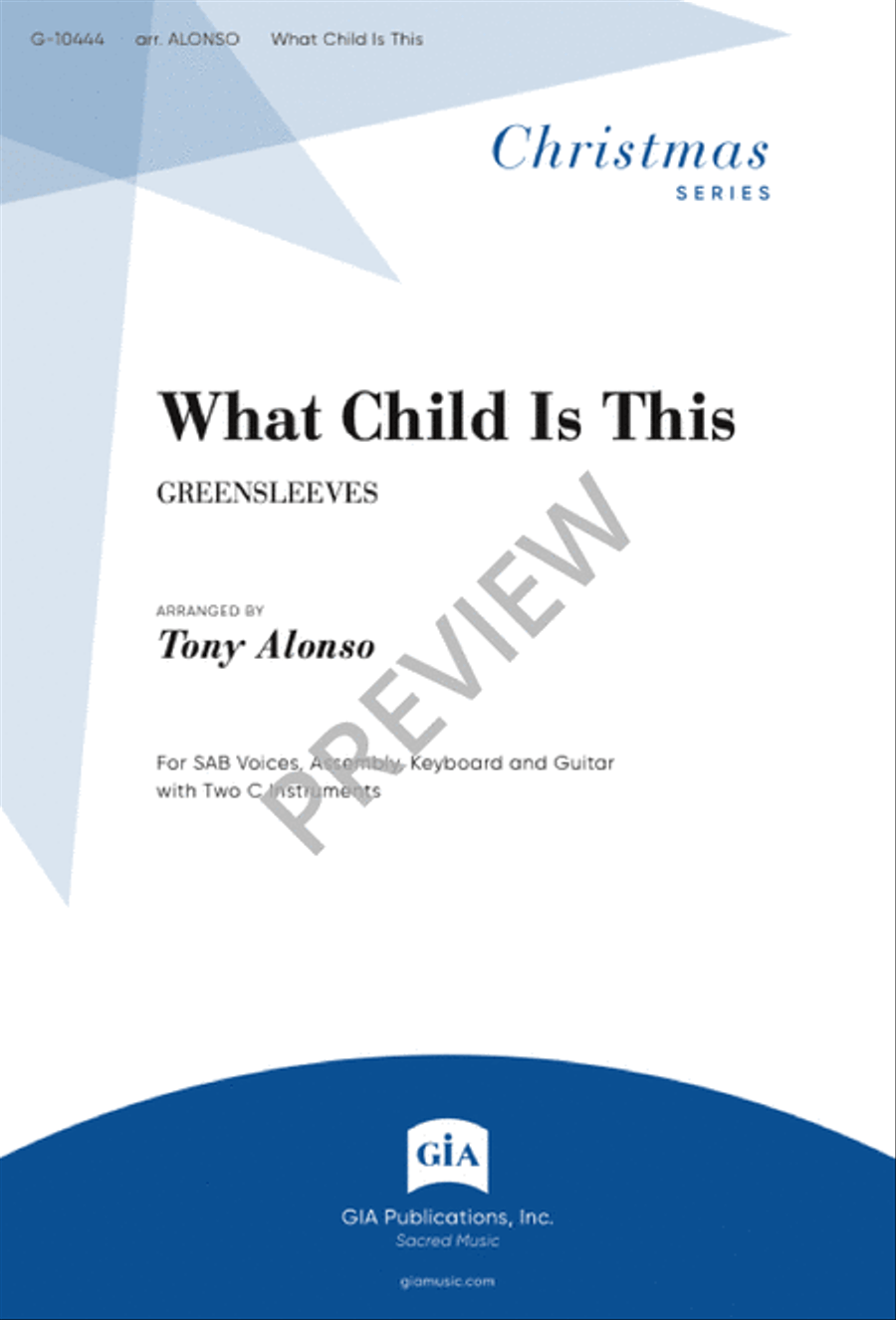 What Child Is This 3-Part scores gallery preview page 2