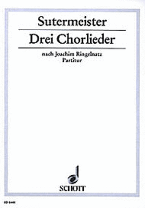Chorlieder 3 Score