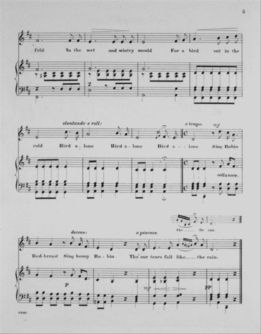 Sing Bonny Robin. Ballad Voice scores gallery preview page 3