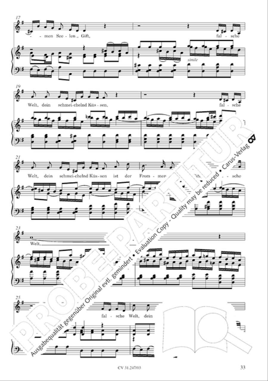 St. Mark Passion (Markus-Passion) 4-Part scores gallery preview page 34