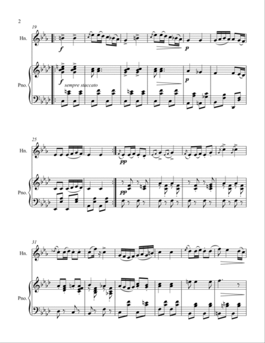Moments Musicaux 3 Brass Duet scores gallery preview page 2