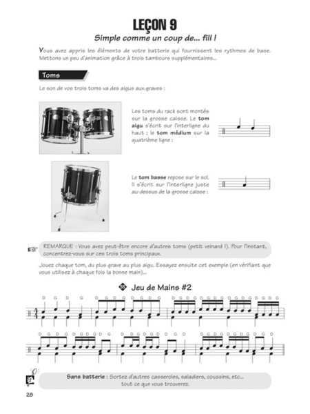 FastTrack Drum Method – Book 1 – French Edition