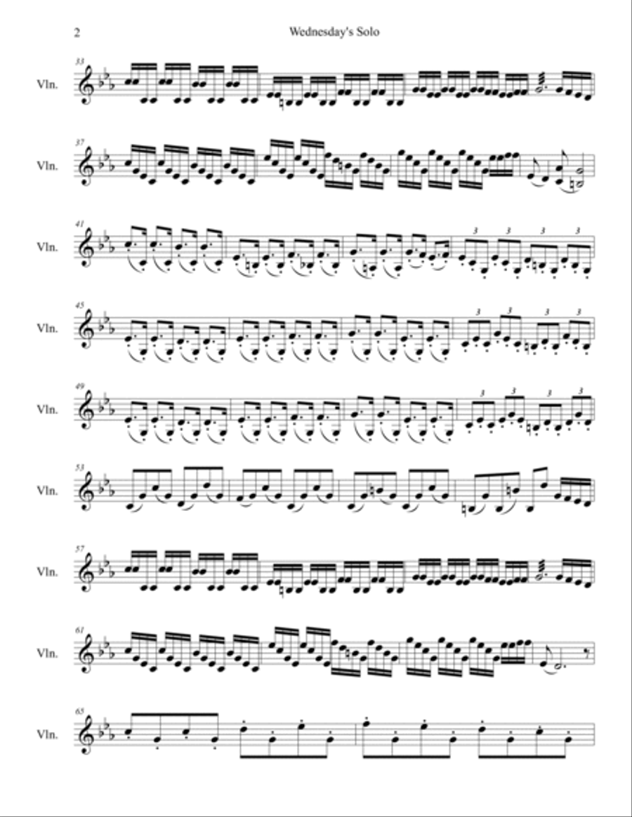Paint It, Black Violin Solo scores gallery preview page 2