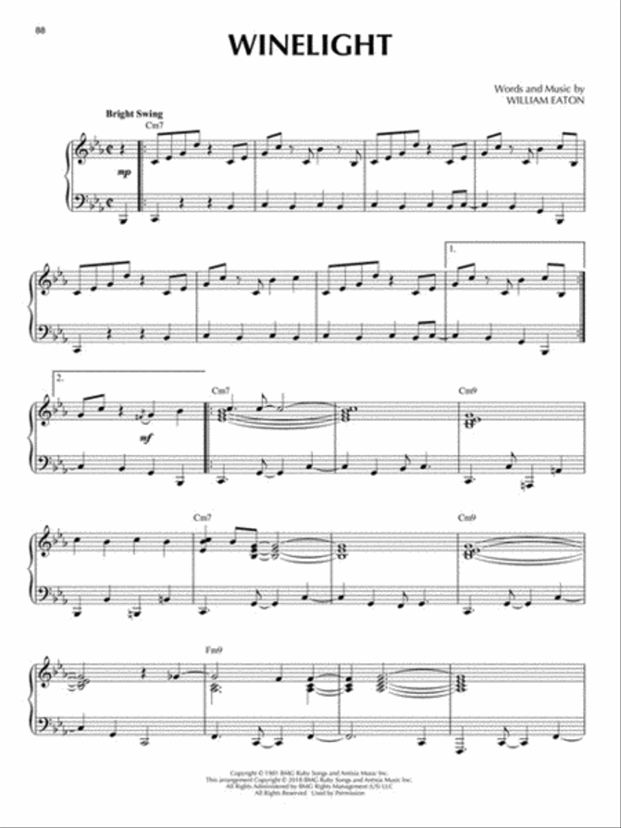 Jazz Fusion Piano Solo scores gallery preview page 6