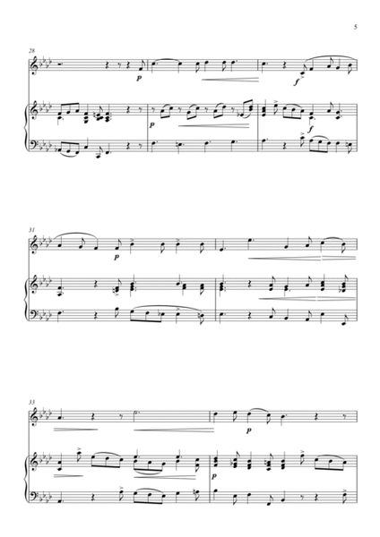 Alessandro Scarlatti - Se tu della mia morte (Piano and Violin) image number null