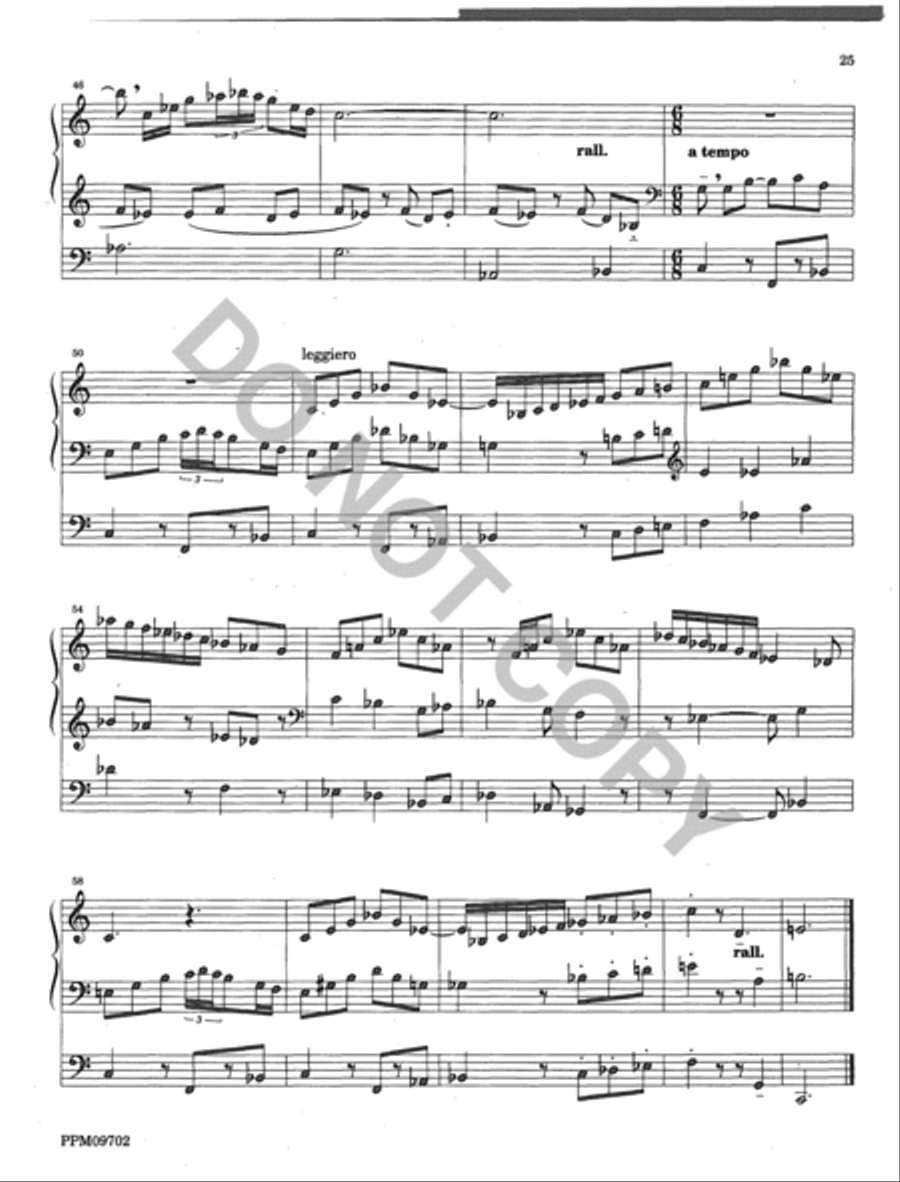 Twelve Organ Trios Organ scores gallery preview page 25