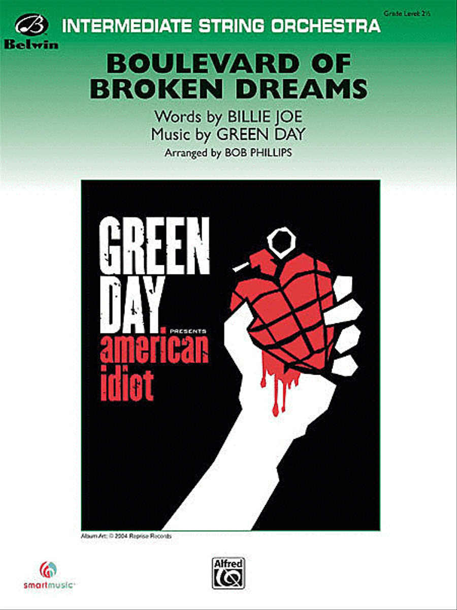 Boulevard of Broken Dreams String Orchestra scores gallery preview page 1