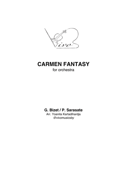 Carmen Fantasy - Bizet / Sarasate for youth / professional orchestra image number null