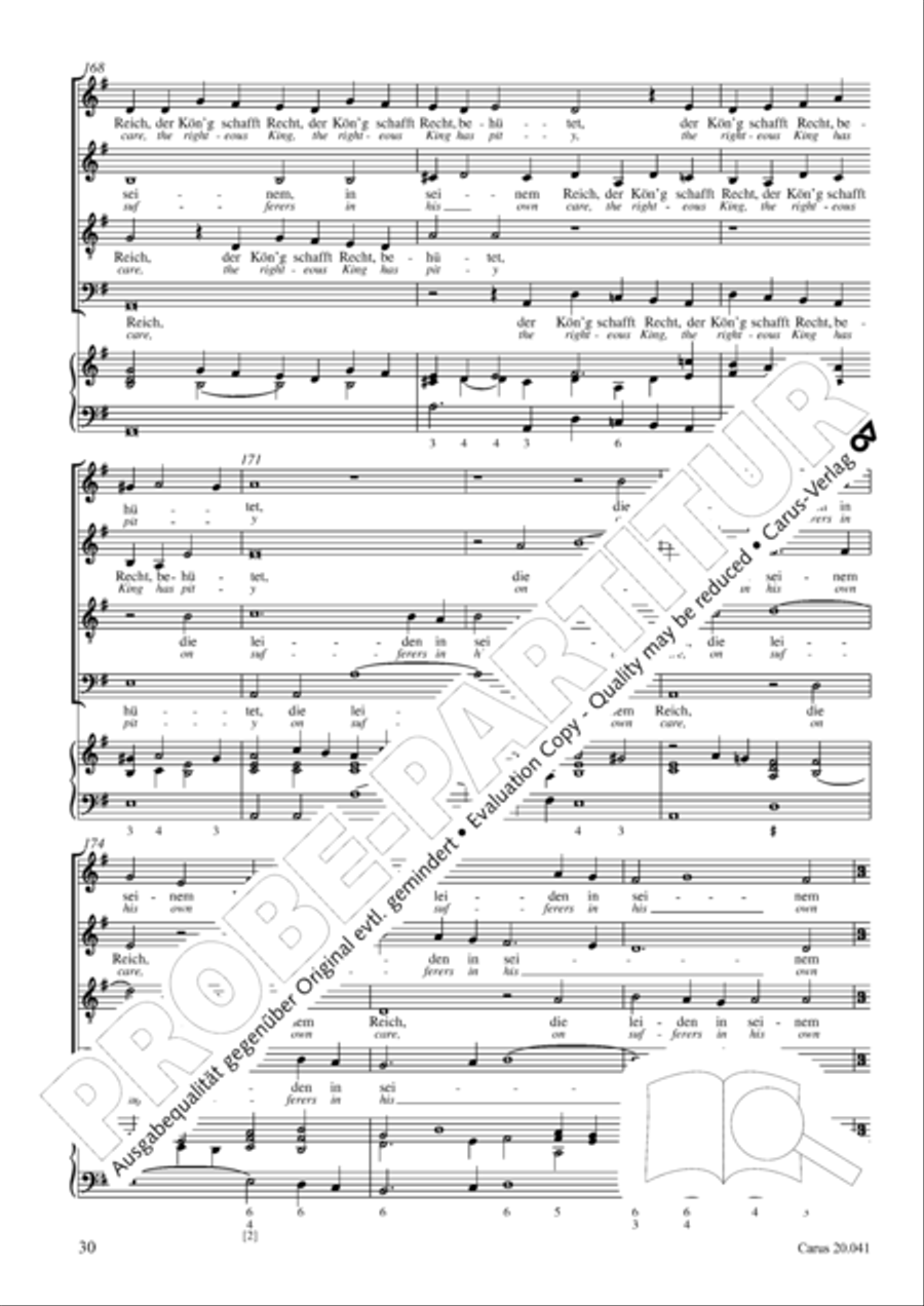 My soul, now bless thy Maker (Nun lob, mein Seel, den Herren) 4-Part scores gallery preview page 31