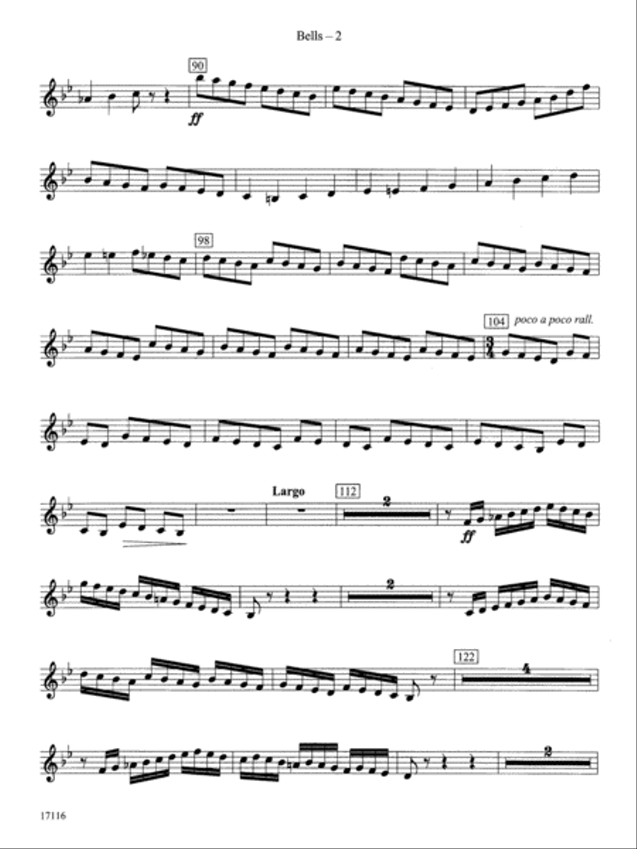 1812 Overture: Bells Concert Band scores gallery preview page 2