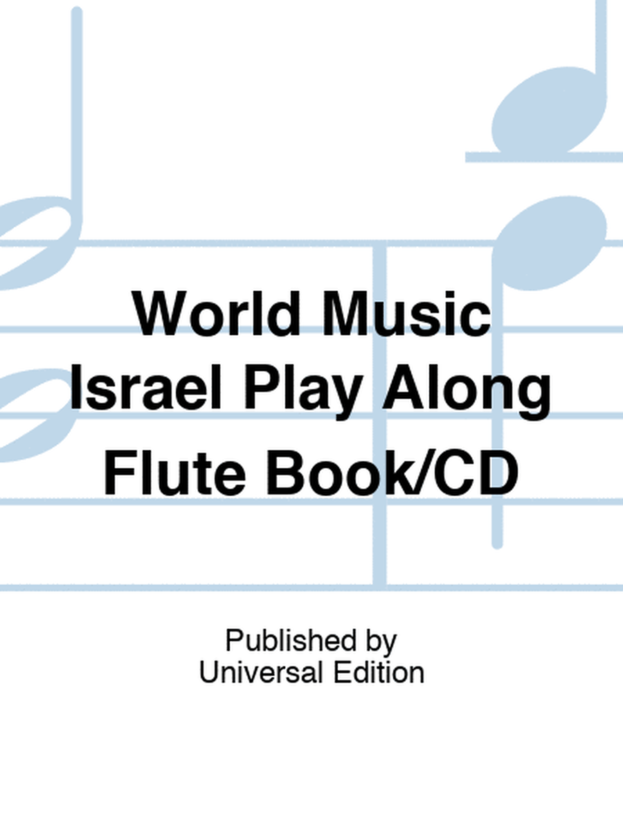 World Music Israel Play Along Flute Book/CD
