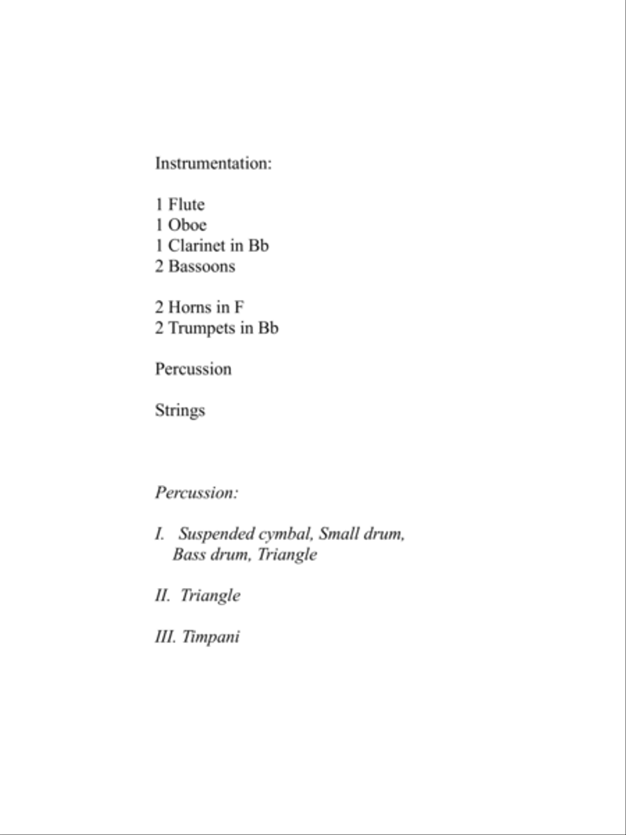 DANCE SYMPHONY - Score Only Chamber Orchestra scores gallery preview page 3