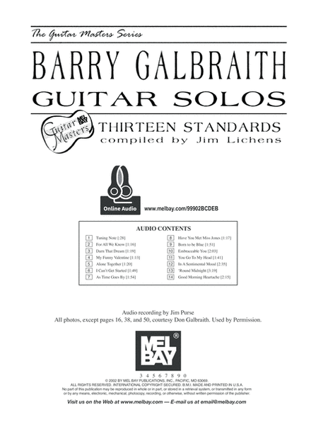 Barry Galbraith Guitar Solos image number null