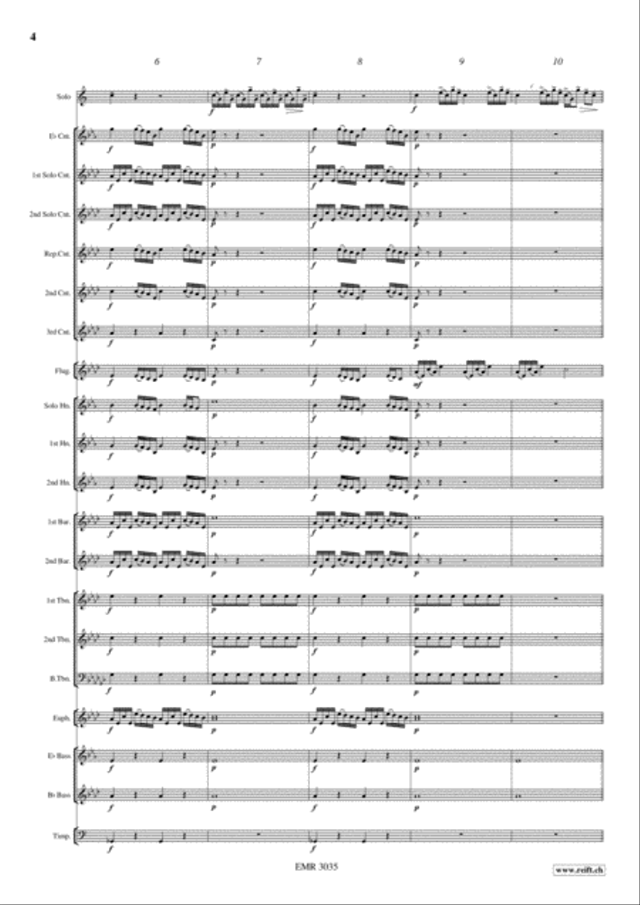 Sinfonia Pastorella Brass Band scores gallery preview page 5